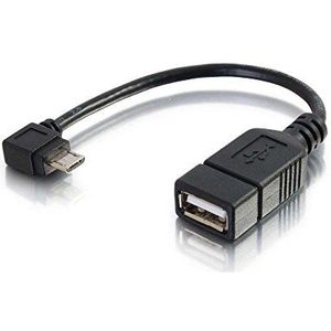 C2G 0,15m Mobile Device USB Micro-B naar USB Device OTG Adapter kabel