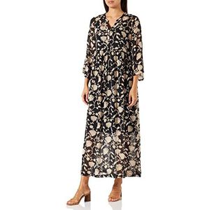 Part Two PoloniaPW DR Dress Relaxed Fit, Black Block Print, 34 Vrouwen