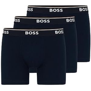 BOSS Heren power katoenen stretch, 3-pack boxershorts, Peacock Blue, X-Large, Peacock Blue, XL