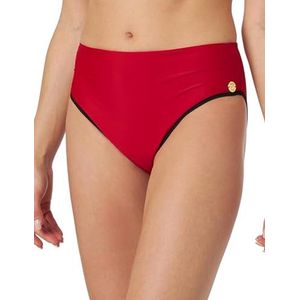 Haute pression Tahiti Zwembroek voor dames, hoge menstruatie, bikinibroek, Rood, 42-48