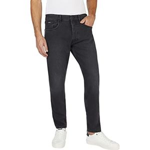 Pepe Jeans Callen Jeans voor heren, Zwart (Denim-xf9), 33W / 34L