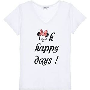 Disney MinnieMouse T-shirt, dames, wit, normaal, Wit, M