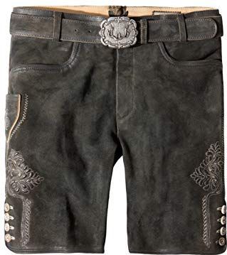 Stockerpoint - Herenbroek - Grafiet - Leren Broek - Hoogwaardig Geitenleer