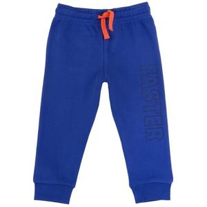 Chicco, Joggingbroek voor jongens en meisjes, comfortabel en modieus, met elastische tailleband en elastische enkel, van zacht katoen, machinewasbaar, voor jongens en meisjes, Blauw (2), 9 maanden