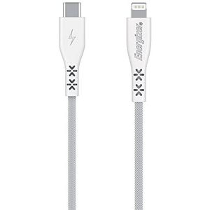Energizer - Lightning/USB-C-kabel 1,2 m - oplaadkabel voor iPhone, iPad, iPod - Ultra-Solide - levenslange garantie