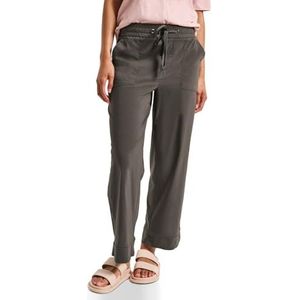 Street One - Broek - Casual Pasvorm - High Waist - Stretch Katoenmix