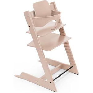 Stokke Tripp Trapp Chair with Baby Set Bundle - Serene Pink