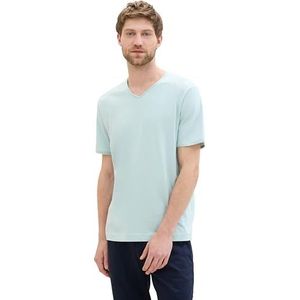 TOM TAILOR Heren T-shirt, 30463 - Dusty Mint Blue, M