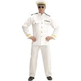 Widmann - kostuum marine kapitein, jas, broek, hoed, matroos, carnaval, themafeest