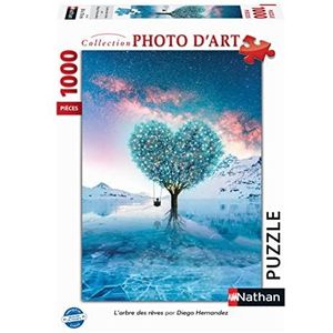 Nathan - Puzzel 1000 stukjes - De droomboom - Diego Hernandez - Volwassenen en kinderen vanaf 14 jaar - Hoogwaardige puzzel - Kunstfotocollectie - 87283
