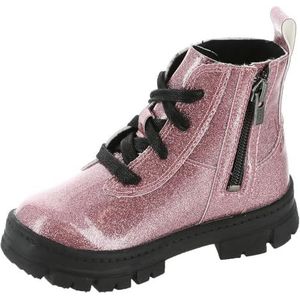 UGG Meisje Ashton Lace Up Glitter Boot, Glitter Roze, 10 UK Child