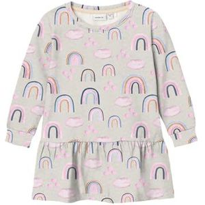 Name it mini Nmfkathy sweatjurk voor meisjes, Peyote Melange, 80