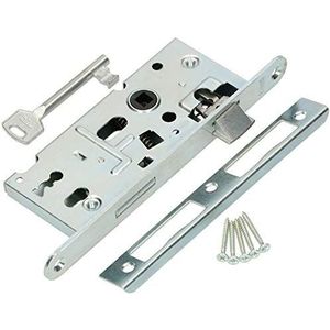 KOTARBAU® Insteekslot 72/40 mm voor bontebaardsleutel universeel deurslot deurslot kamerdeurslot binnendeurslot slot slot slot