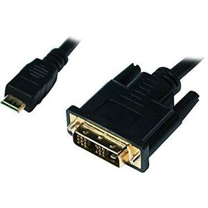 LogiLink CHM002 Mini-HDMI naar DVI-D kabel 1 m