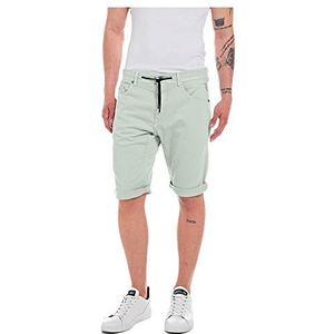 Replay Djovic jeansshorts voor heren, 902 Pale Green, 29W