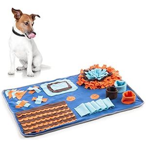 InnovaGoods® Geurdetectie mat voor huisdieren Foopark, met 3 compartimenten om te vullen met traktaties of snacks, stimuleert het reukvermogen van je huisdier en houdt het bezig, ideaal voor honden en