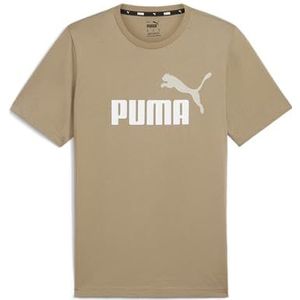 PUMA Unisex Ess+ 2 Col Logo Tee Tees