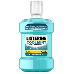 LISTERINE Cool Mint (1 liter), antibacteriële mondspoeling met etherische oliën en intense muntsmaak