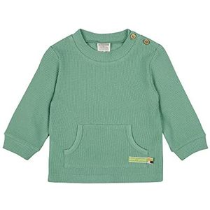 loud + proud Unisex sweatshirt met wafelstructuur voor kinderen, GOTS-gecertificeerd T-shirt, bamboo, 62/68 cm