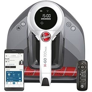 Hoover H-GO 700 Plus, HGO720 011 Robotstofzuiger met wifi + bluetooth, app-bediening, 21,9 V Li-ion-accu voor maximaal 135 min, magneetband als virtuele barrière & detectie van tapijten