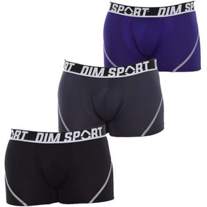DIM - Set van 3 Sportboxershorts - Zwart - Polyester