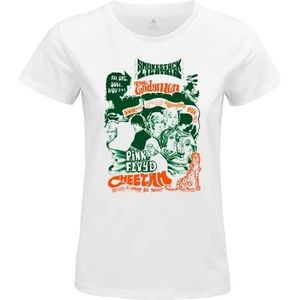 cotton division T-shirt voor dames, Wit, M