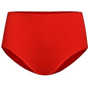 Teyli Leggings voor dames, katoenen leggings voor dames, push-up leggings, katoen, fitnesslegging voor dames, sportlegging met toevoeging van lycra, rood, 3XL grote maten