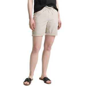 TOM TAILOR Bermuda shorts voor dames, 38038 - Delicate Olive White Stripe, 36
