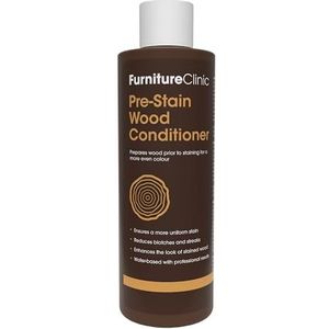 Furniture Clinic Voorbeits houtconditioner - op waterbasis - binnen en buiten - geurarm en niet-giftig - gebruik voor het kleuren van hout 250 ml