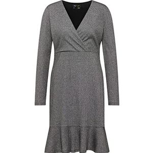 LYNNEA Dames jerseyjurk 11120124-LY02, zwart, XS, Jersey jurk, XS