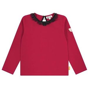 Steiff T-shirt met lange mouwen, EU maat 92, Jester rood, sweatshirt met lange mouwen voor kinderen, pullover met lange mouwen, babybovendeel, ideaal basic shirt, comfortabel en zacht,