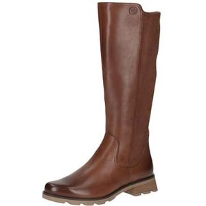 Caprice Dames Lange Boot Flat 9-25601-43 Kniehoge laarzen, Cognac Kam, 41 EU