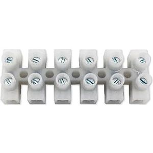 PA14 klemblok, concave H-fitting, 6-polig, wit. Perfect voor veilige en efficiënte verbindingen in elektronische projecten. Gegarandeerde kwaliteit.