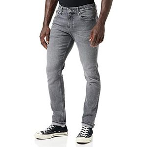 Calvin Klein Jeans Heren Slim Broek, Denim Grijs, 33W / 32L