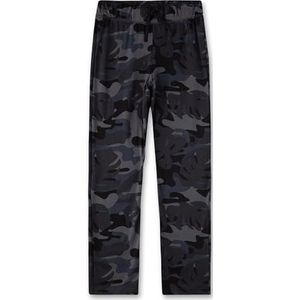 Sanetta Teens pyjamabroek voor jongens, camouflage, 100% biologisch katoen, iron gate, 140 cm