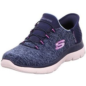 Skechers Summits Sneaker voor meisjes, Navy Paars, 36 EU