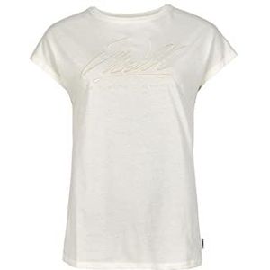 O'NEILL Signature T-shirt 11010 Snow White, Regular voor dames, 11010 sneeuwwit, XL/XXL