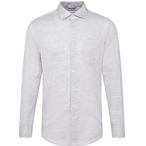 Seidensticker Heren 155610 Hemd, lichtgrijs, 40