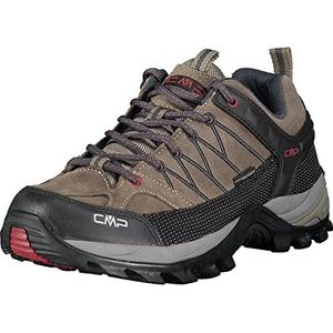 CMP Rigel Low Trekking Shoe Wp heren Wandelschoen, Beige Torba Antraciet 02pd, 39 EU