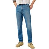 Wrangler - Jeans River - Bedazzled Blue - Tapered Fit - Kegelvormig Been