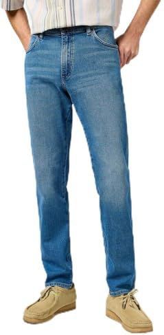 Wrangler - Jeans River - Bedazzled Blue - Tapered Fit - Kegelvormig Been