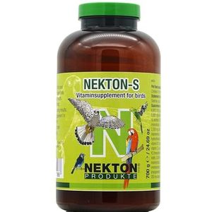 NEKTON-S | Multivitaminpräparat für Vögel | Vitamine, Aminosäuren, Mineralstoffe und Spurenelemente | Made in Germany (700g)