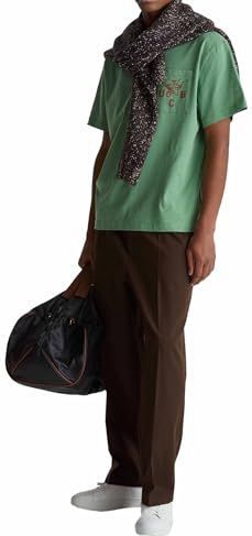 UNITED COLORS OF BENETTON Shirt  lichtgroen / donkerrood