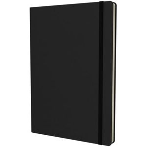 Collins Debden LTD CL53N-01 Legacy New Vermachtnis A5 soft-touch notebooks, compleet met FSC-gecertificeerde hoogste kwaliteit 80 g, zwart