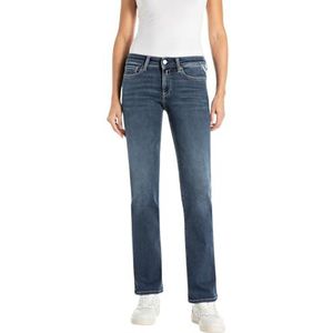 REPLAY Dames Jeans New Luz Bootcut Power Stretch, Dark Blue 007 (blauw), 25W/30L, 007, donkerblauw, 25W / 30L
