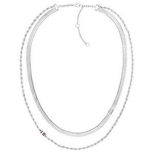 Tommy Hilfiger - Doble Chain - Ketting - Roestvrij Staal - Dames