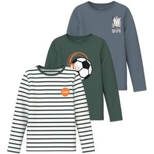 Name It - NKMNIKOLAI 3P LS TOP - Shirt - Garden Topiary - Set van 3