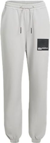 KARL LAGERFELD - Jeans - Lichtgrijs - Tapered - Sweatstof