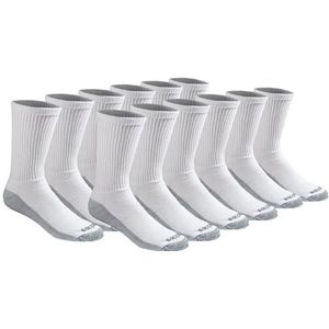 Dickies Drie-tech sokken voor heren, verpakking van 12 stuks, Wit (12 paar), 38-43 EU