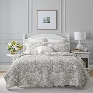 Laura Ashley Home | Rowland Collectie Beddengoed, Volledige/Koningin, Grijs